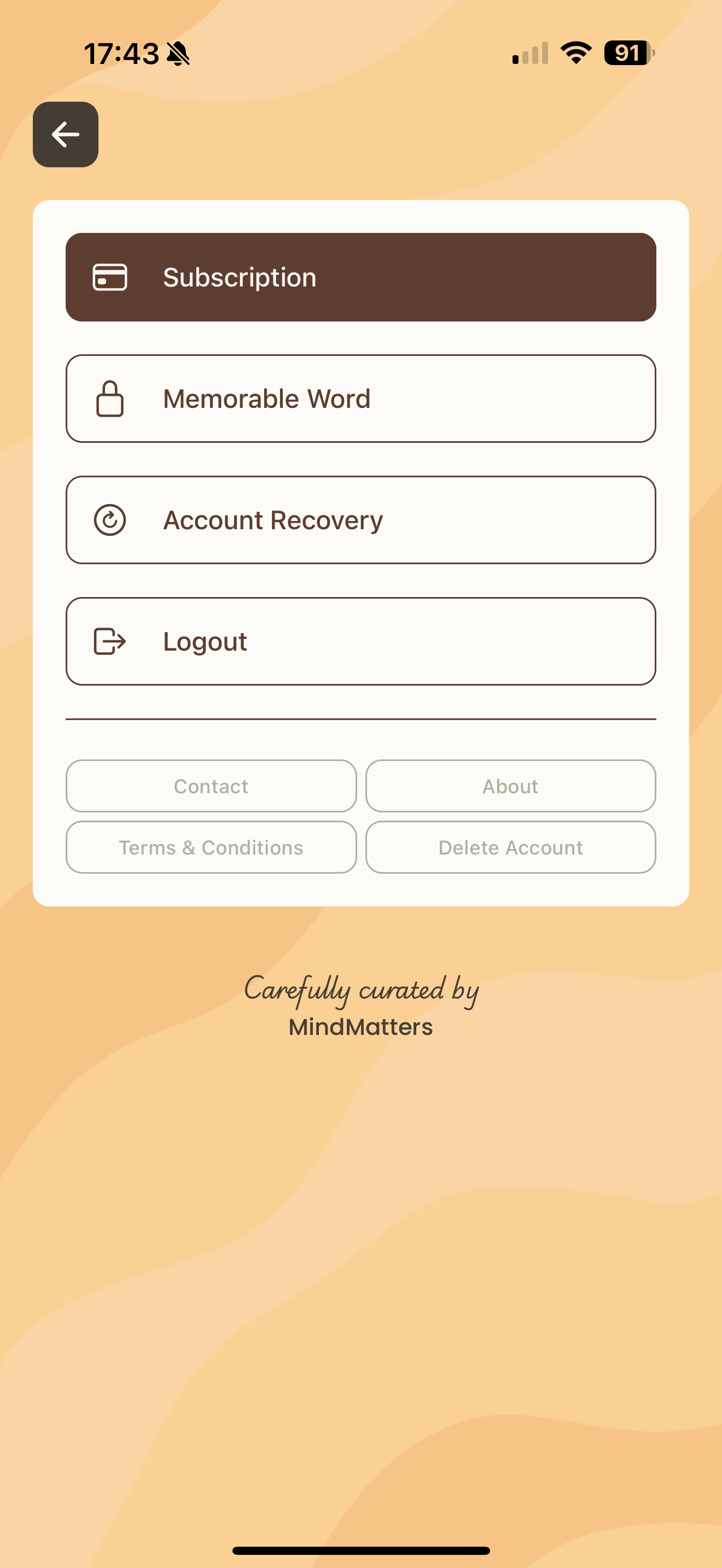 Insights and gentle habits view